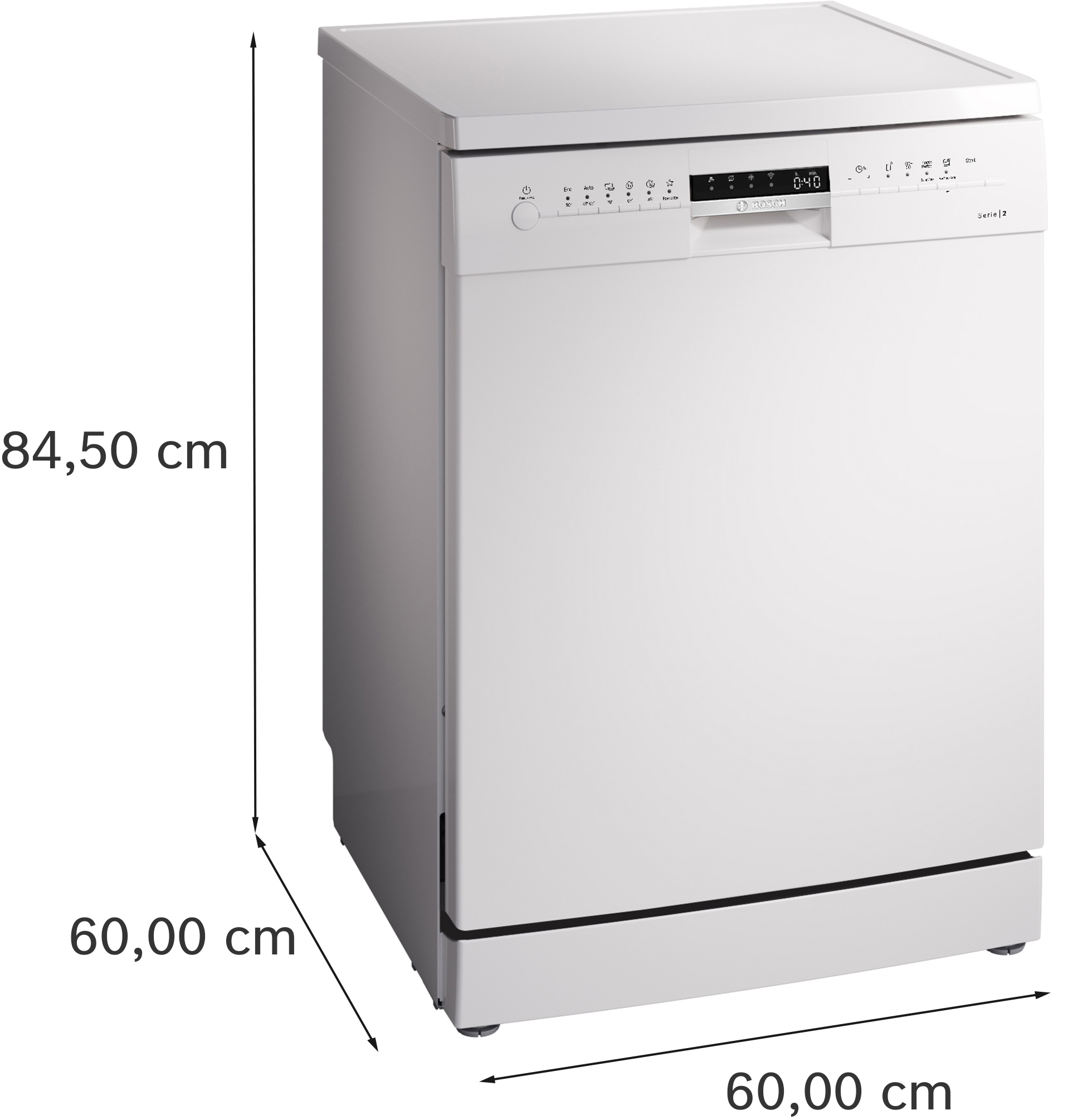 Bosch SMS2ITW65E, Szabadonálló mosogatógép
