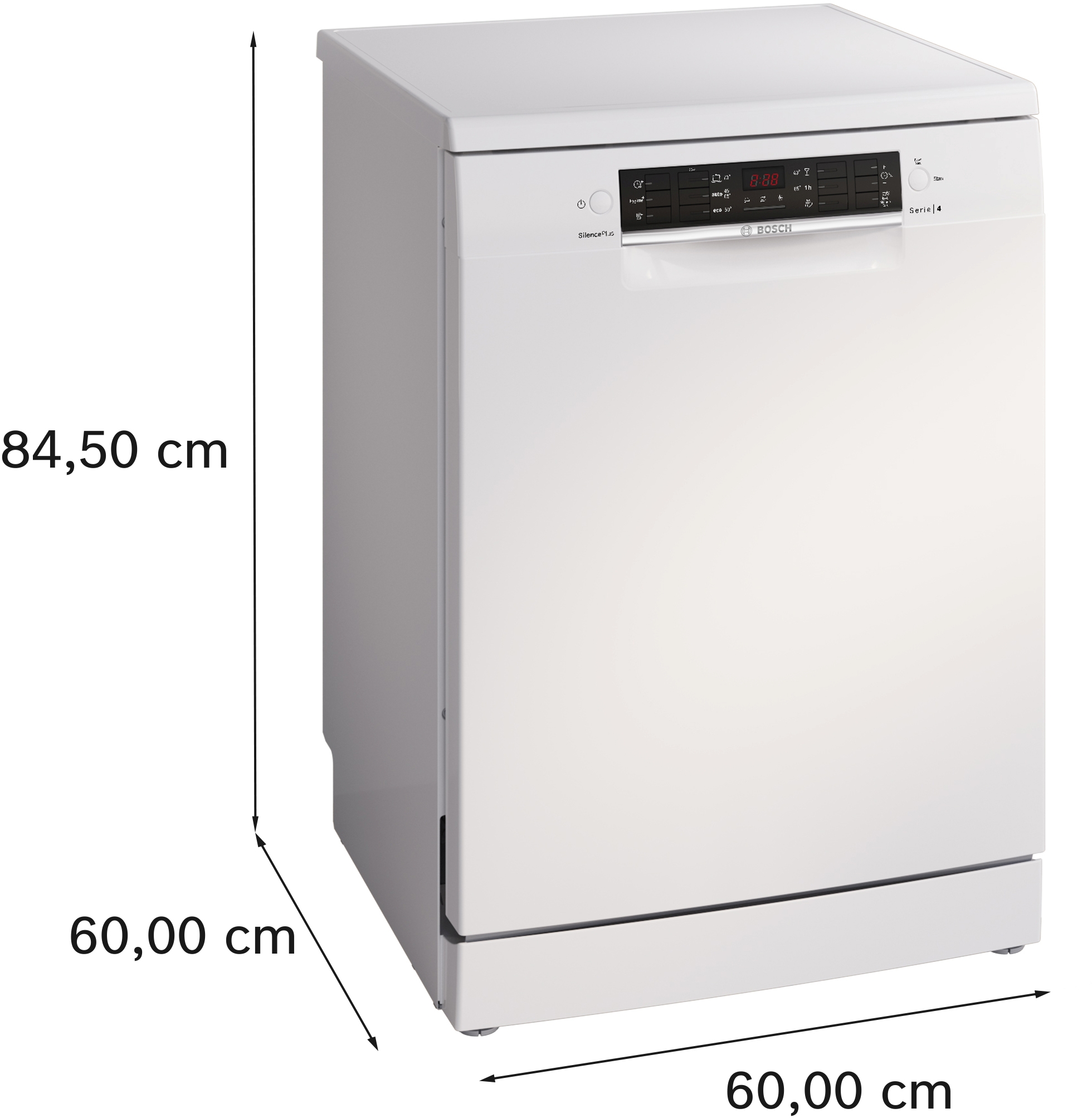 Bosch SMS46KW02E, Szabadonálló mosogatógép