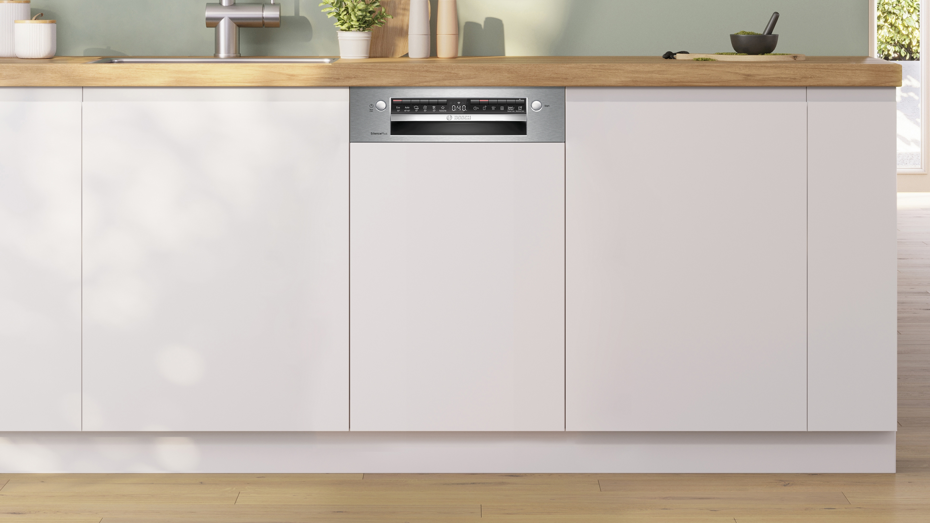 Bosch SPI4HMS13E, Félig beépíthető mosogatógép