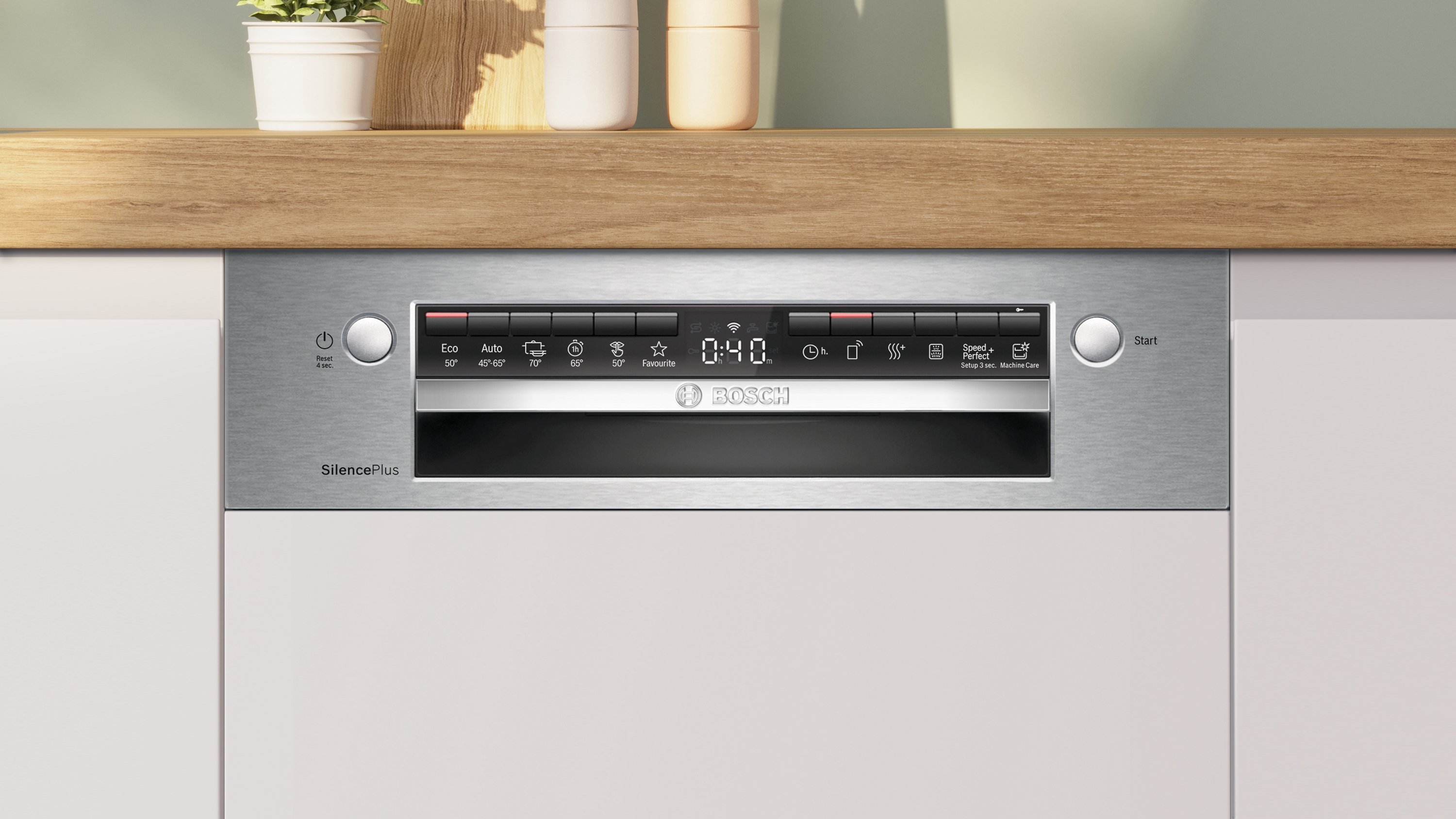 Bosch SPI4HMS13E, Félig beépíthető mosogatógép