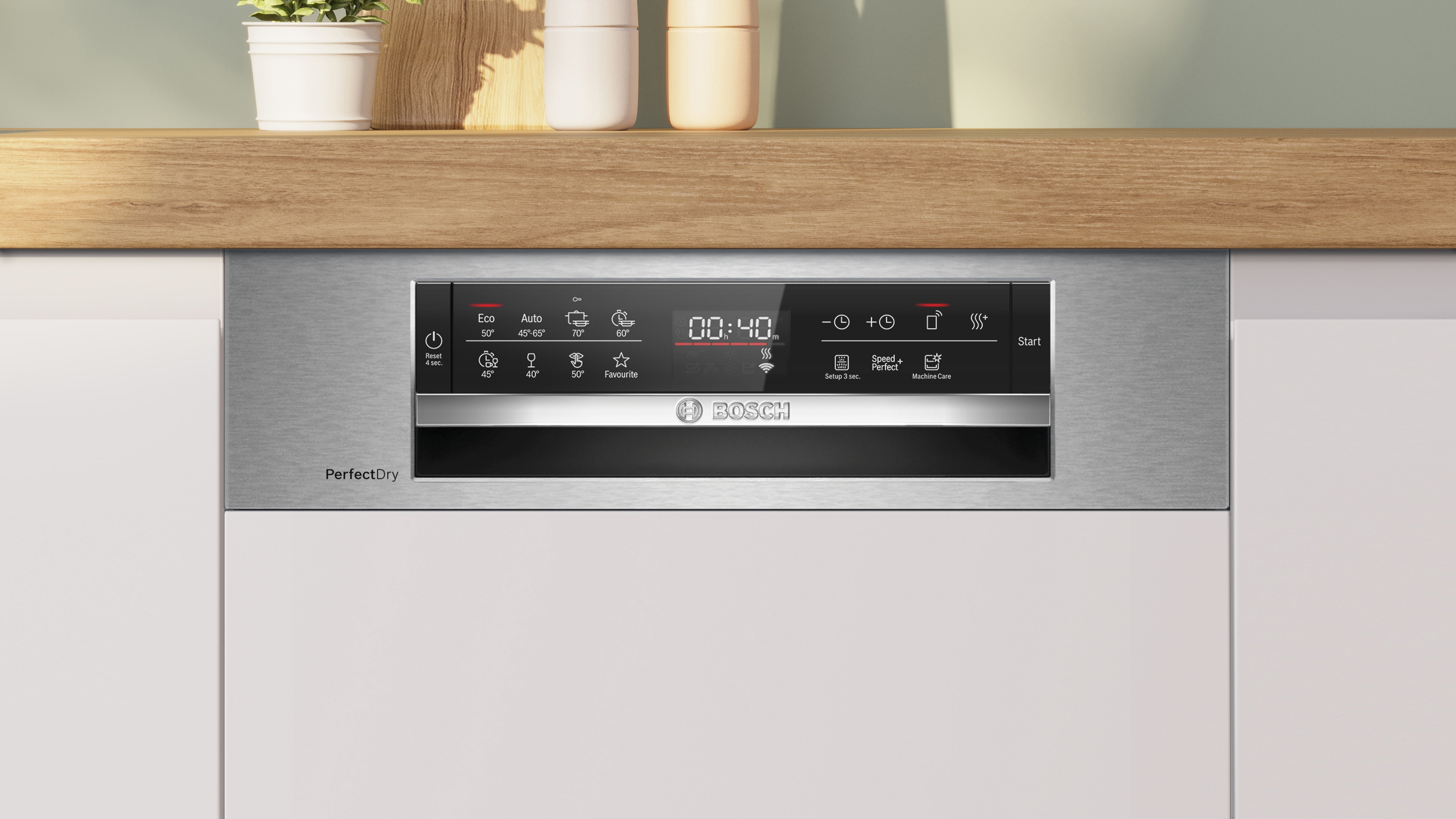 Bosch SPI6ZMS29E, Félig beépíthető mosogatógép