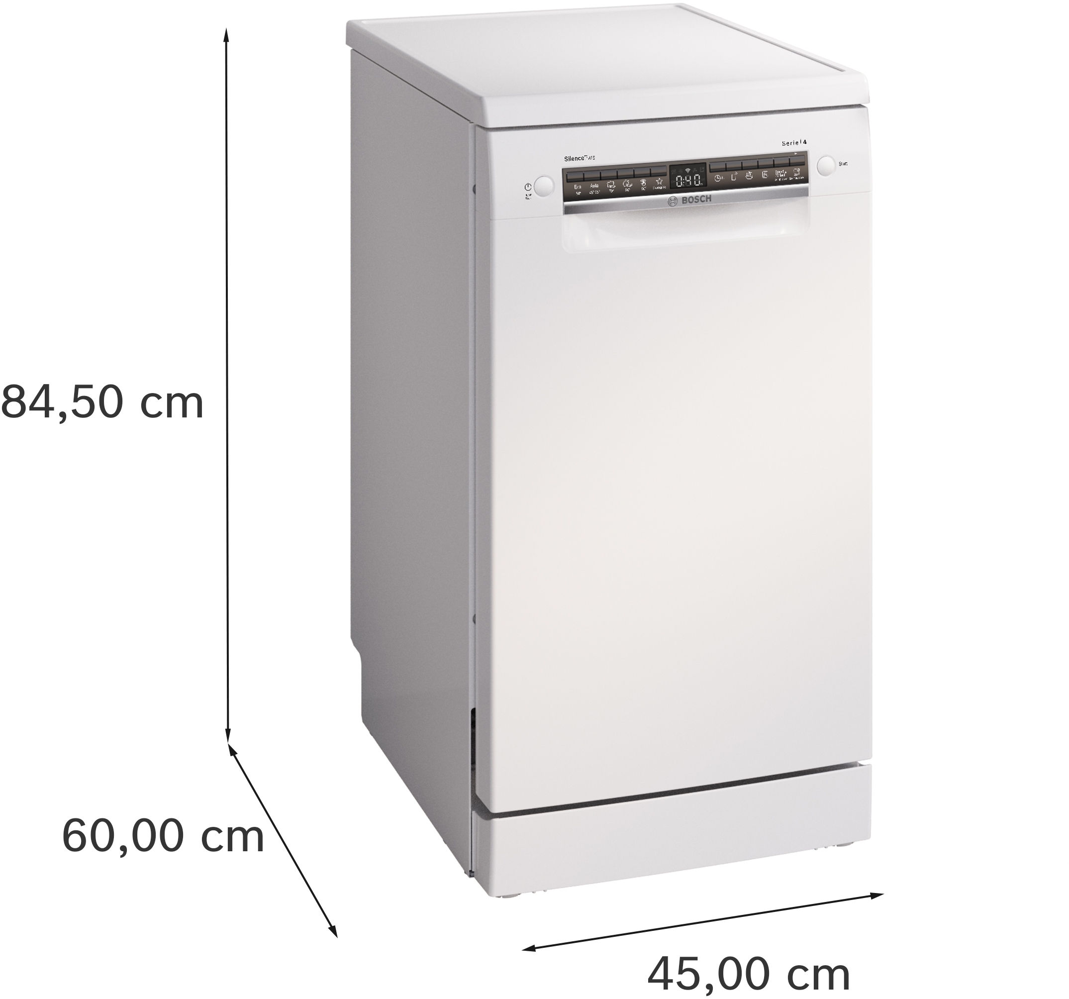 Bosch SPS4EMI17E, Szabadonálló mosogatógép