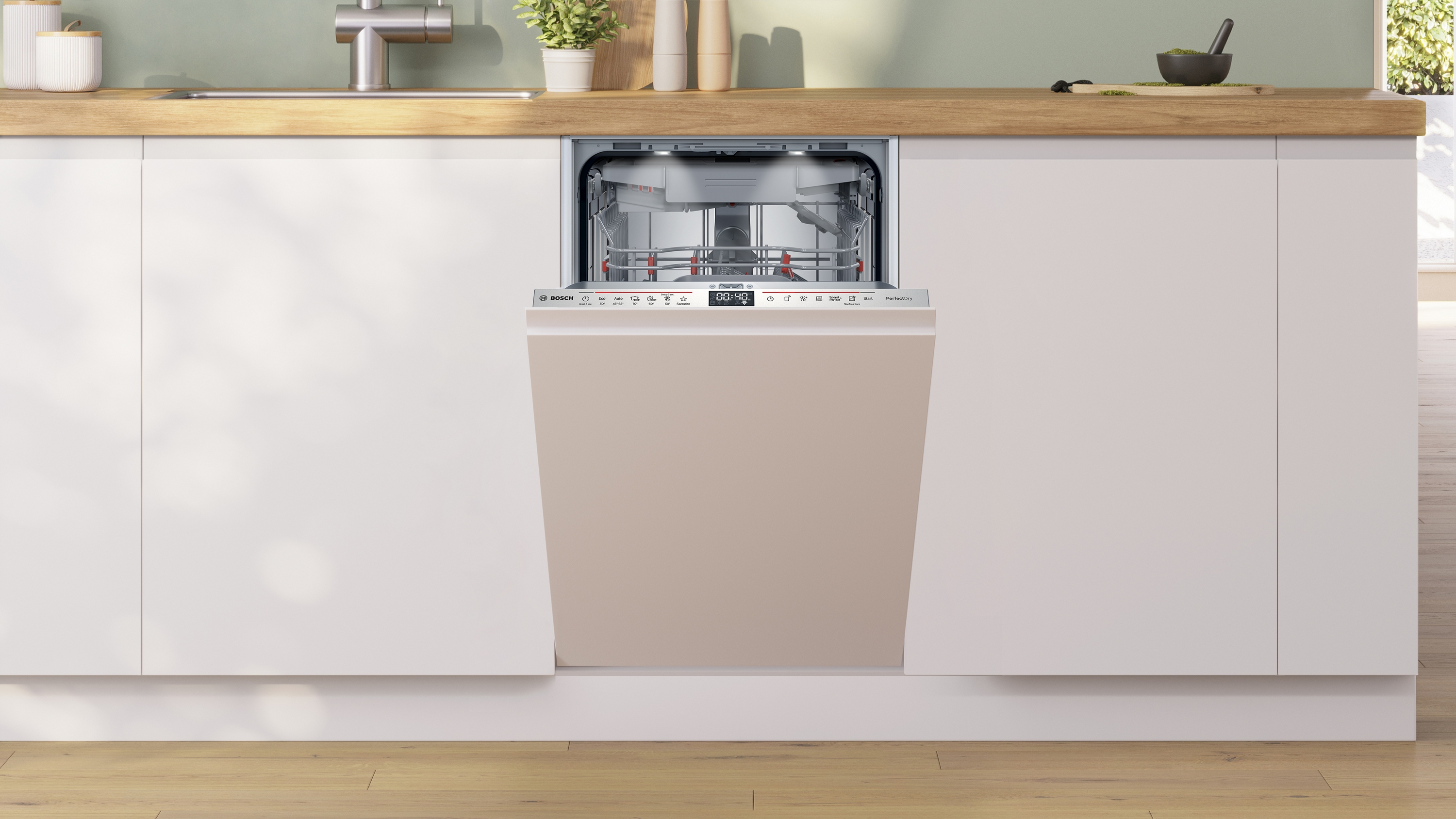 Bosch SPV6ZMX17E, Beépíthető mosogatógép