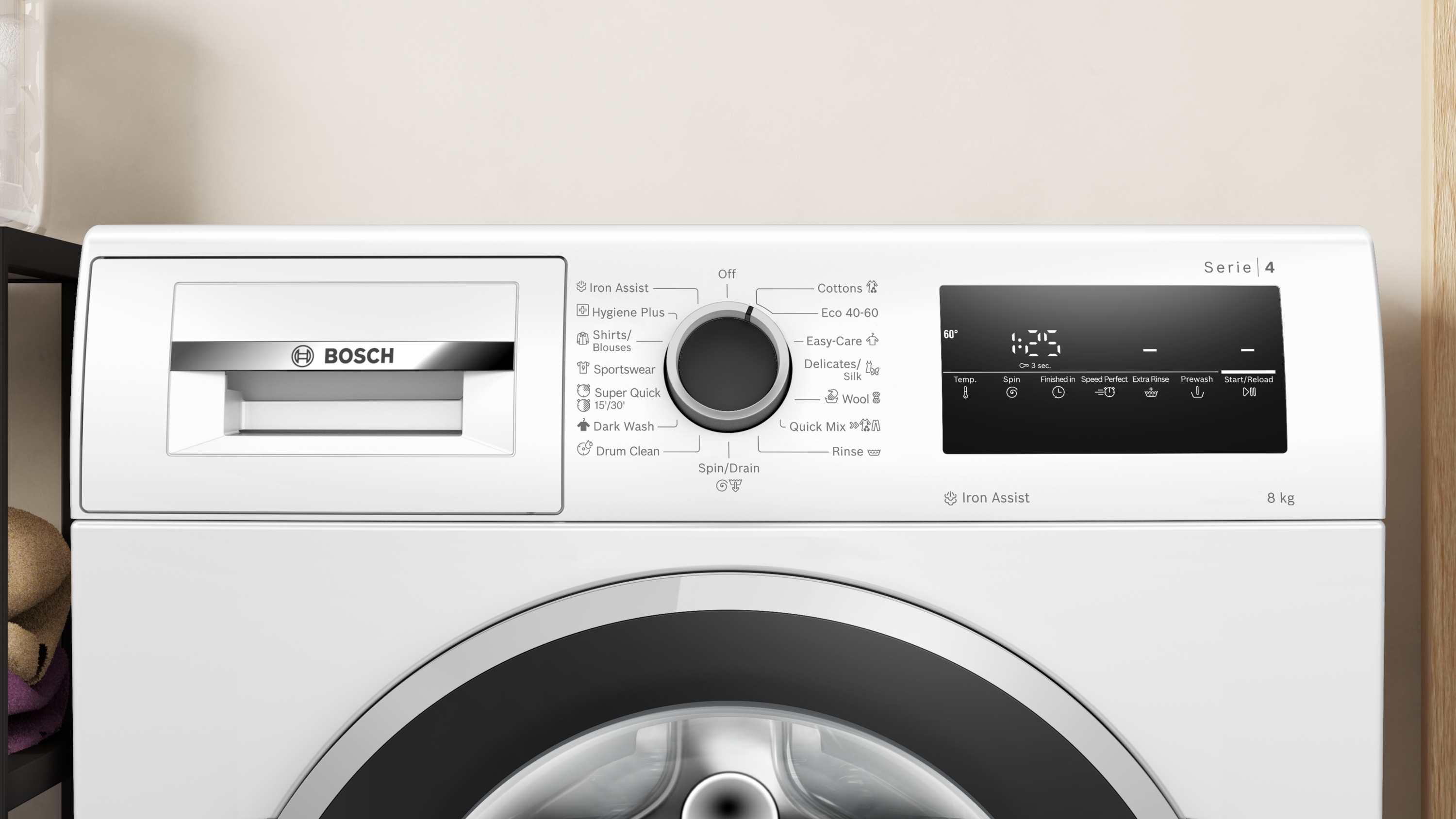 Bosch WAN2426NBY, Elöltöltős mosógép