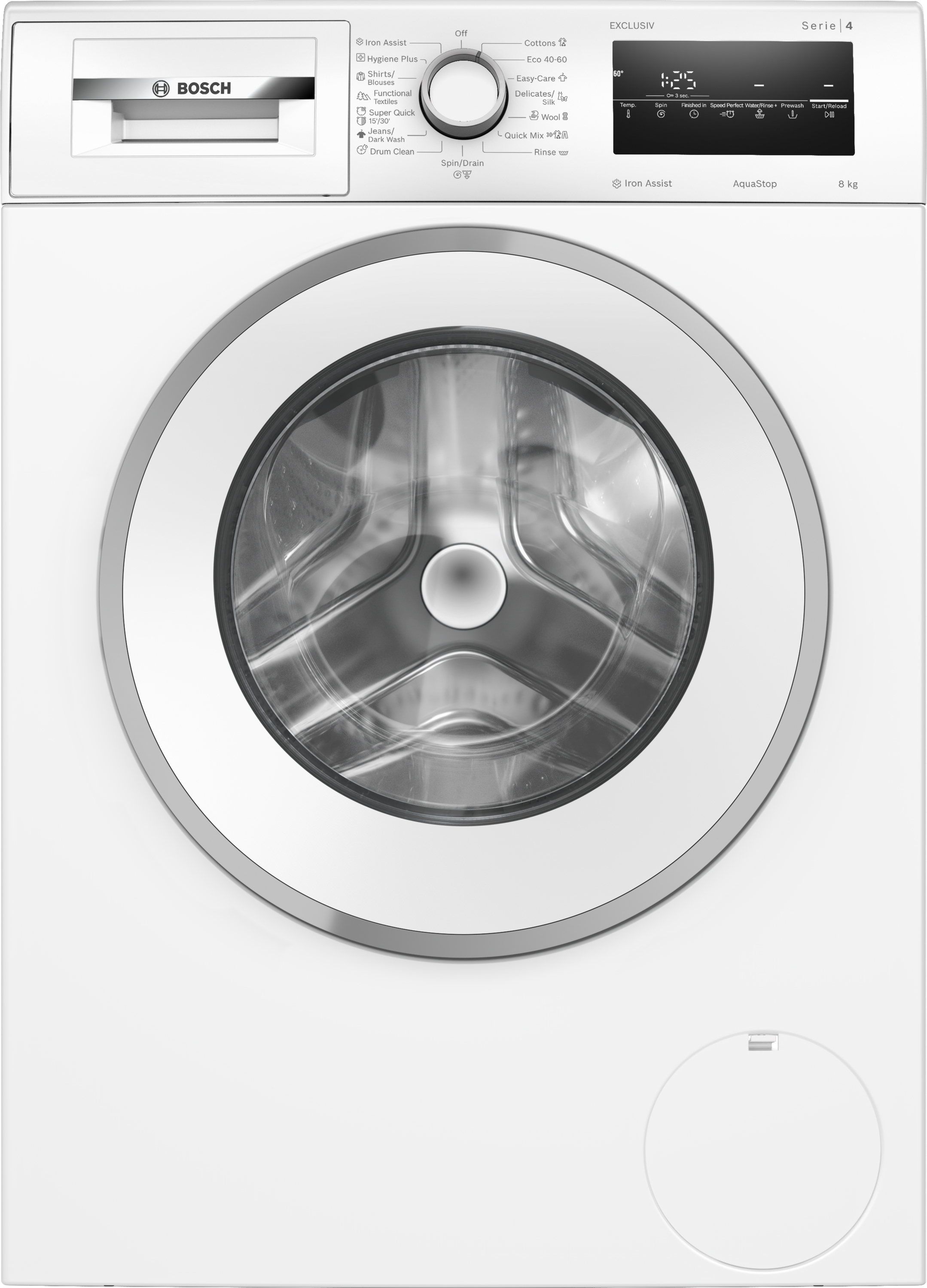 Bosch WAN2829NBY, Elöltöltős mosógép