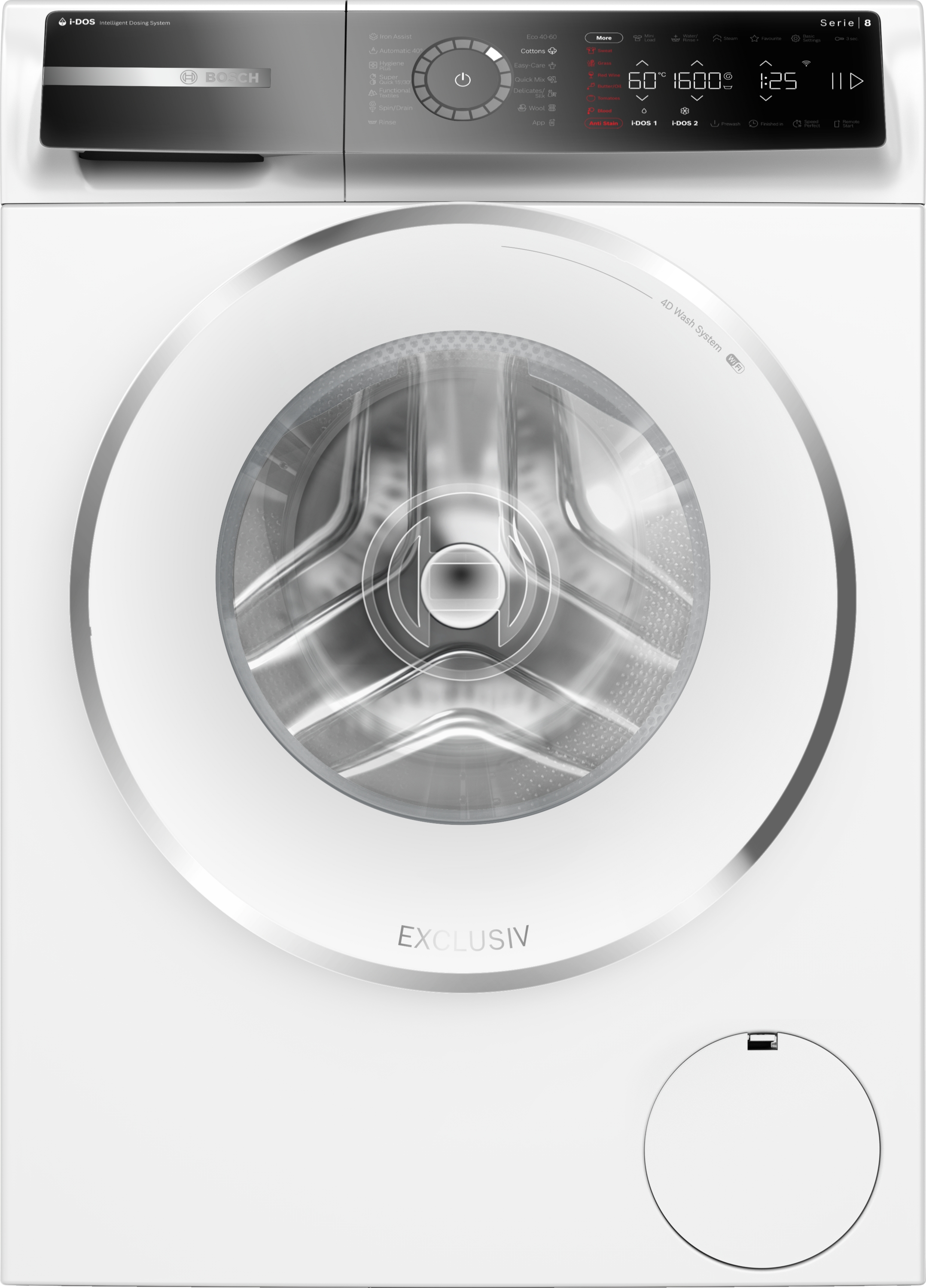 Bosch WGB266A6BY, Elöltöltős mosógép
