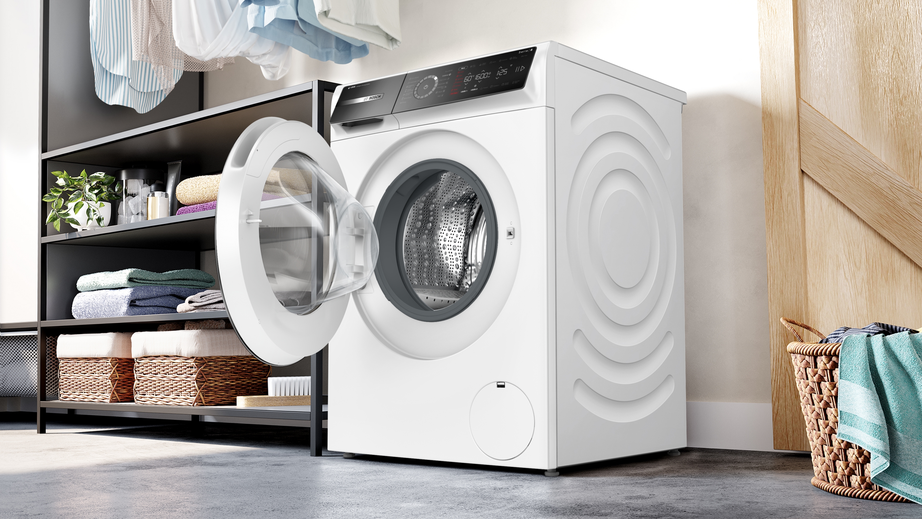 Bosch WGB266A6BY, Elöltöltős mosógép