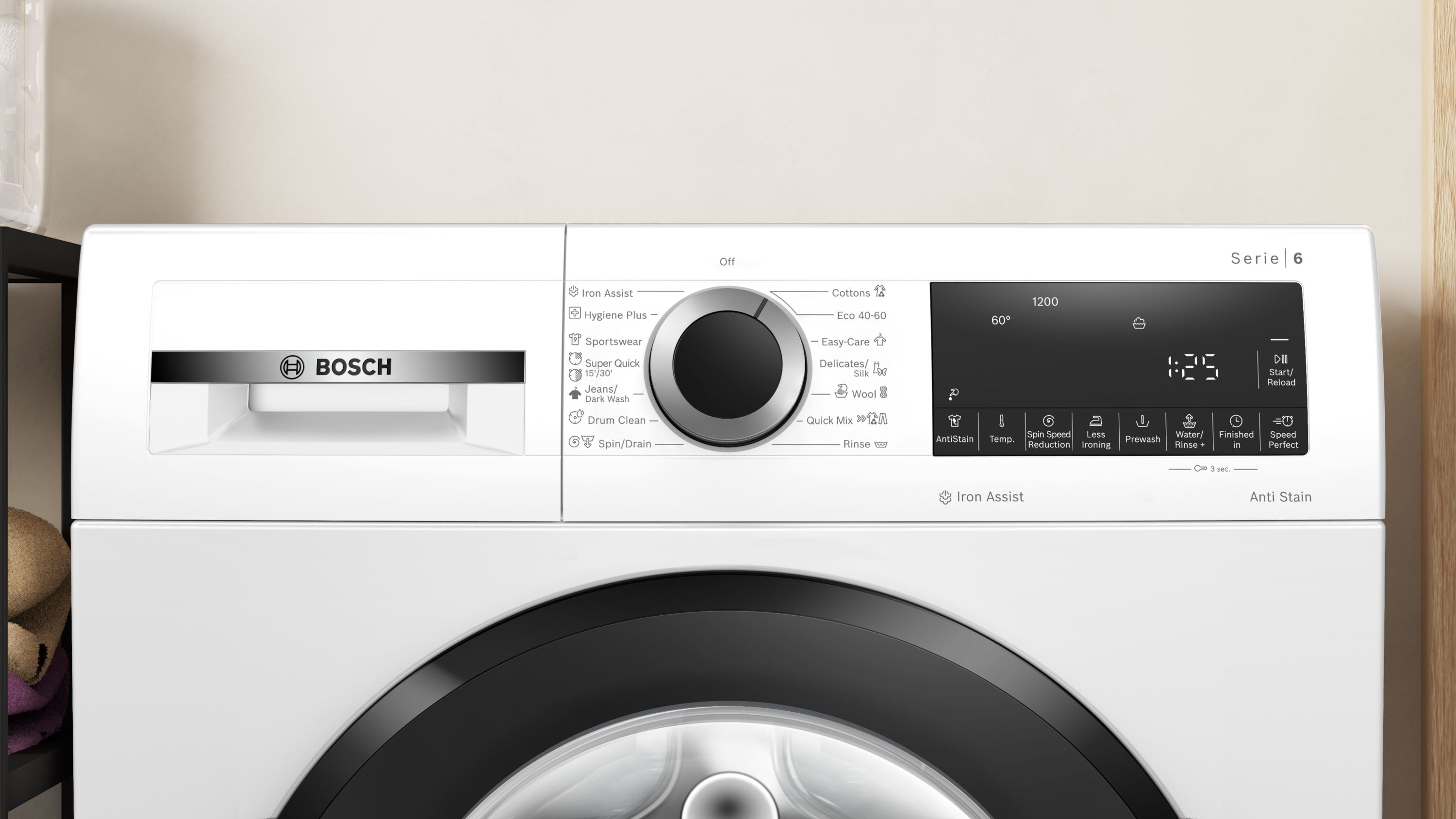 Bosch WGG242Z3BY, Elöltöltős mosógép