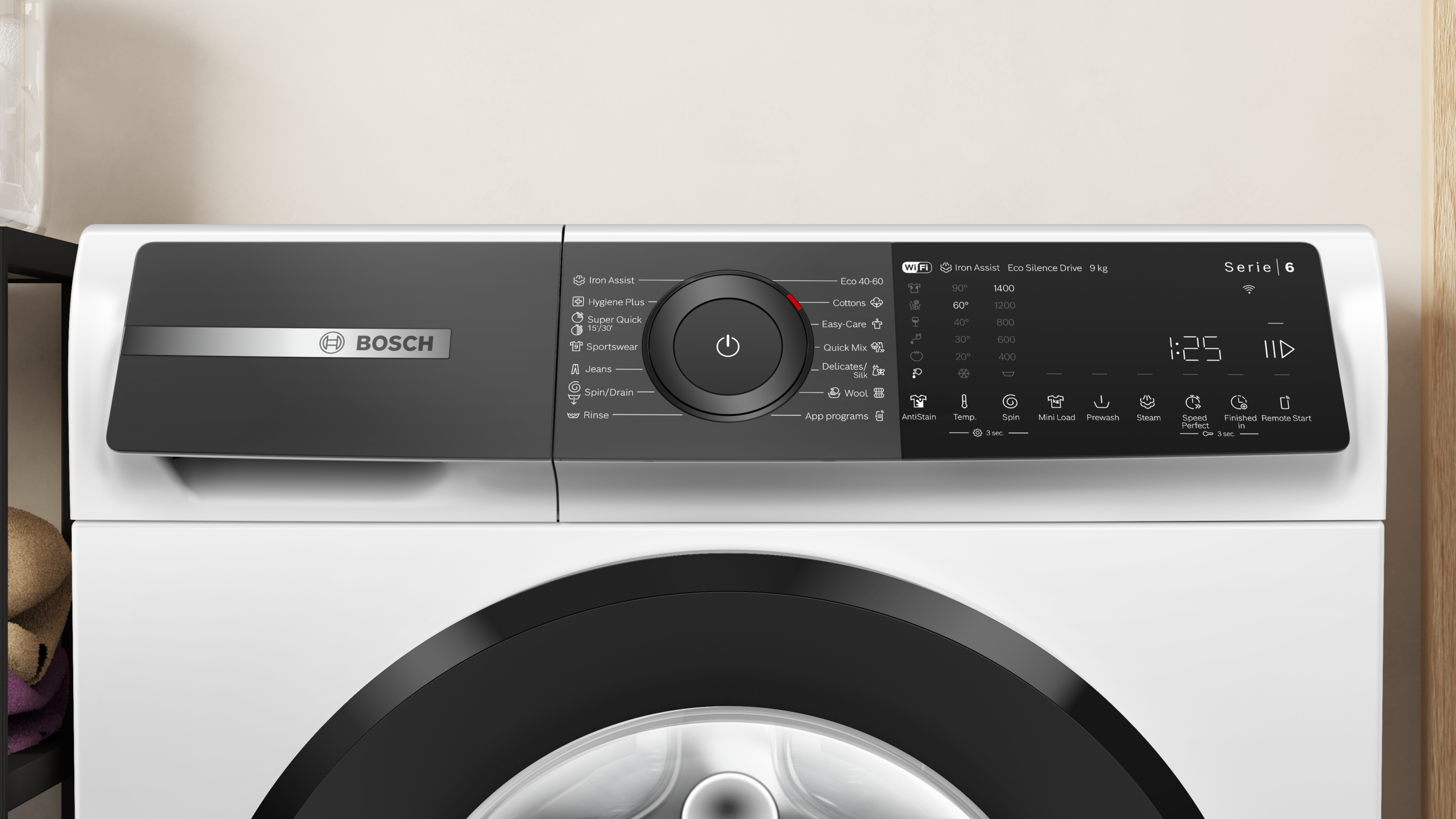 Bosch WGH24400BY, Elöltöltős mosógép