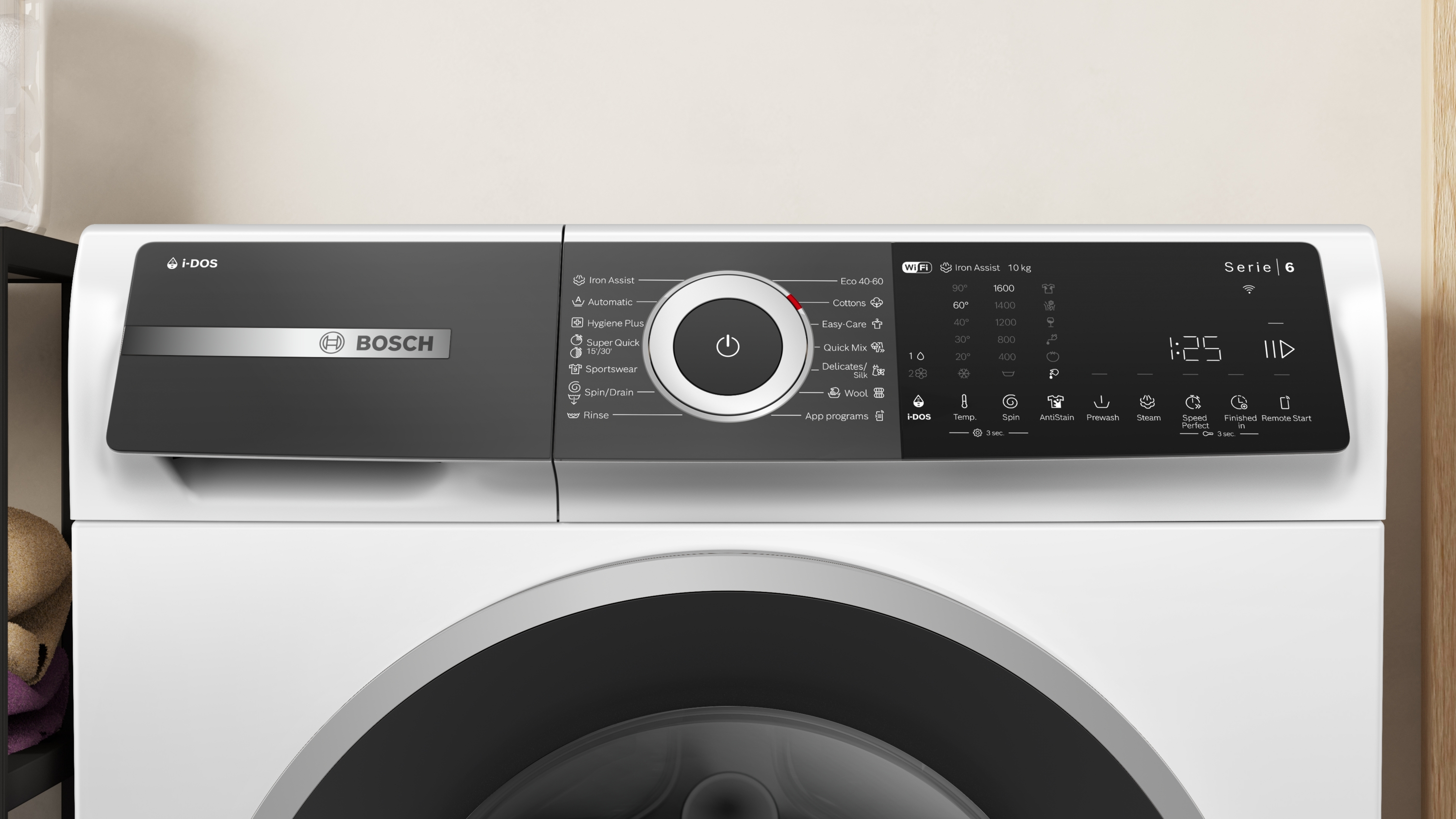 Bosch WGH256A6BY, Elöltöltős mosógép