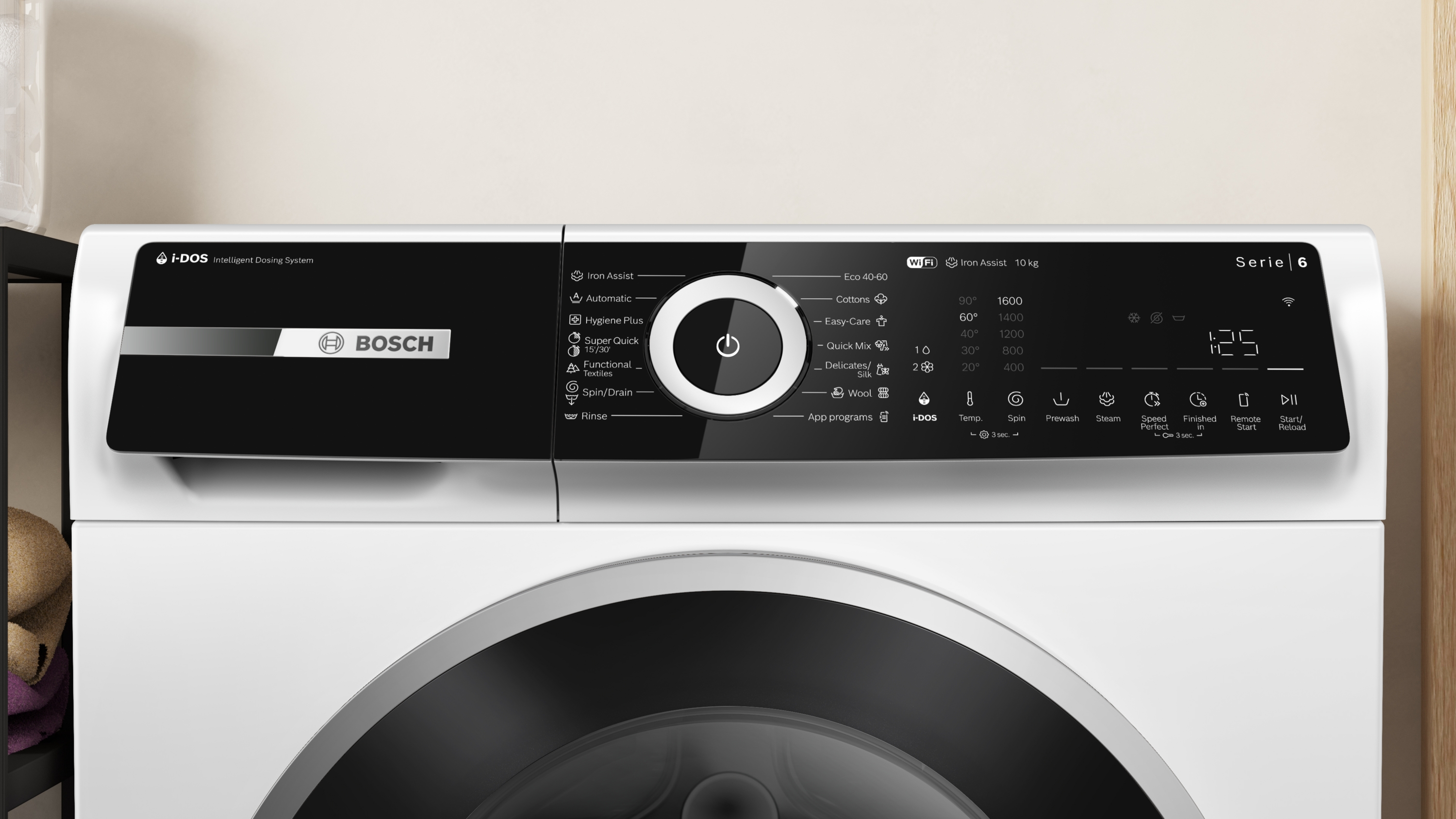 Bosch WGN256A0BY, Elöltöltős mosógép