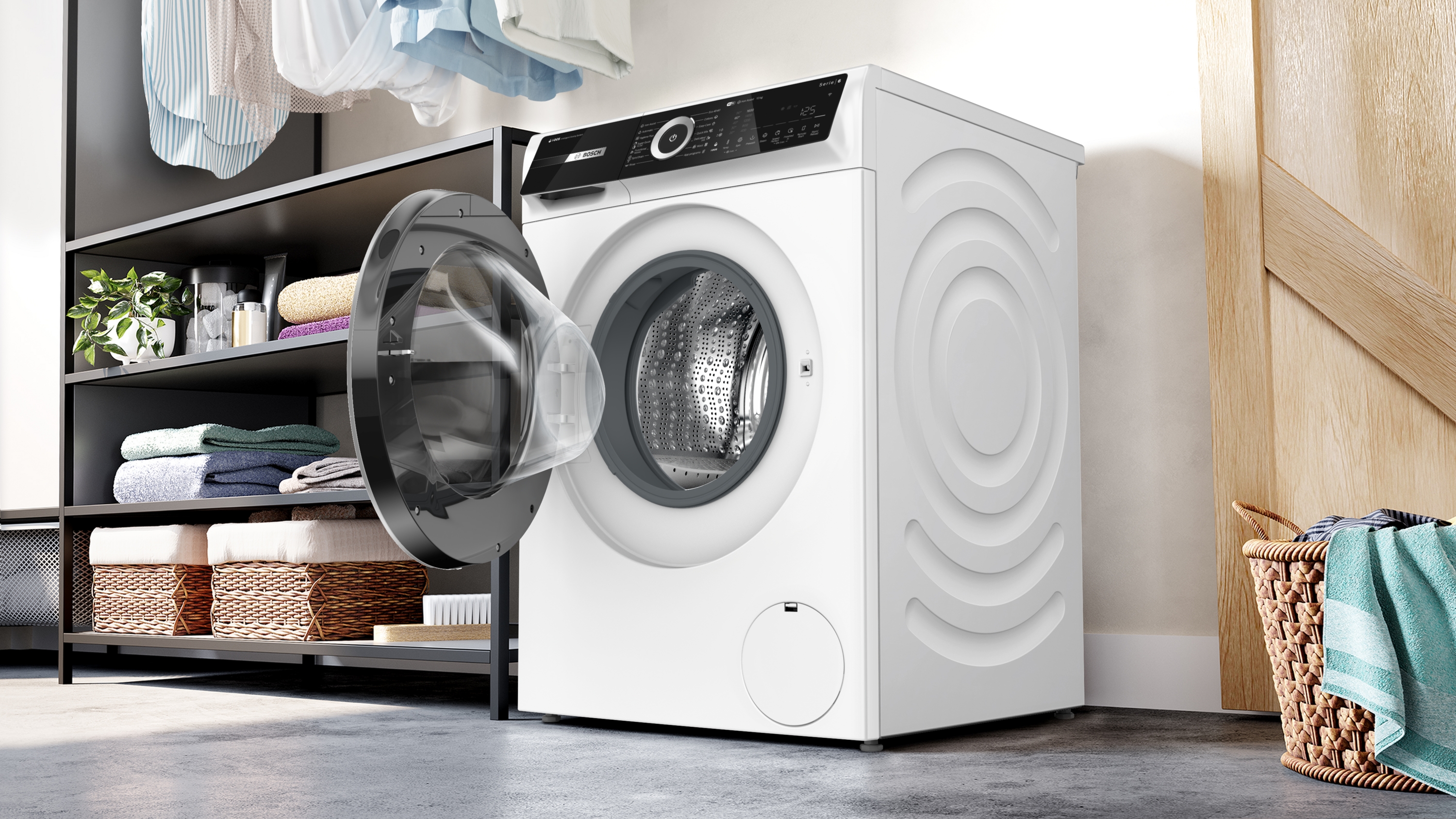 Bosch WGN256A0BY, Elöltöltős mosógép