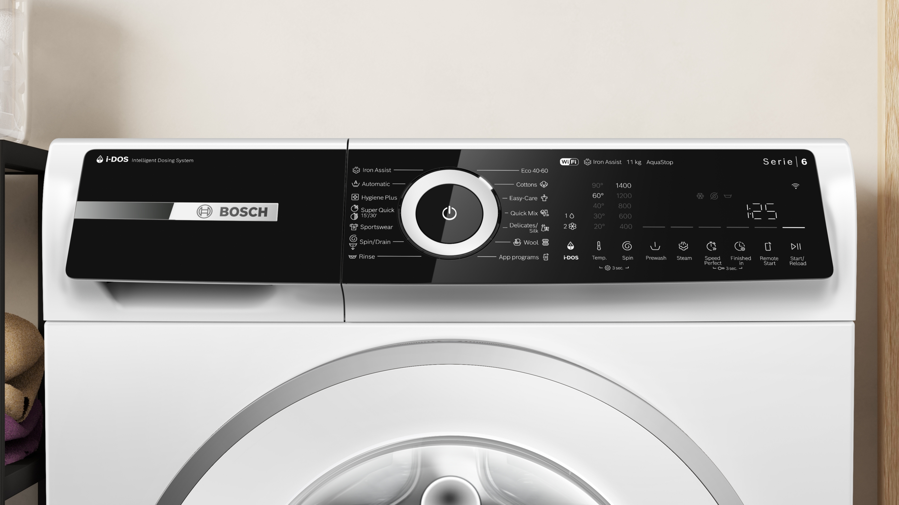 Bosch WGN264A0BY, Elöltöltős mosógép
