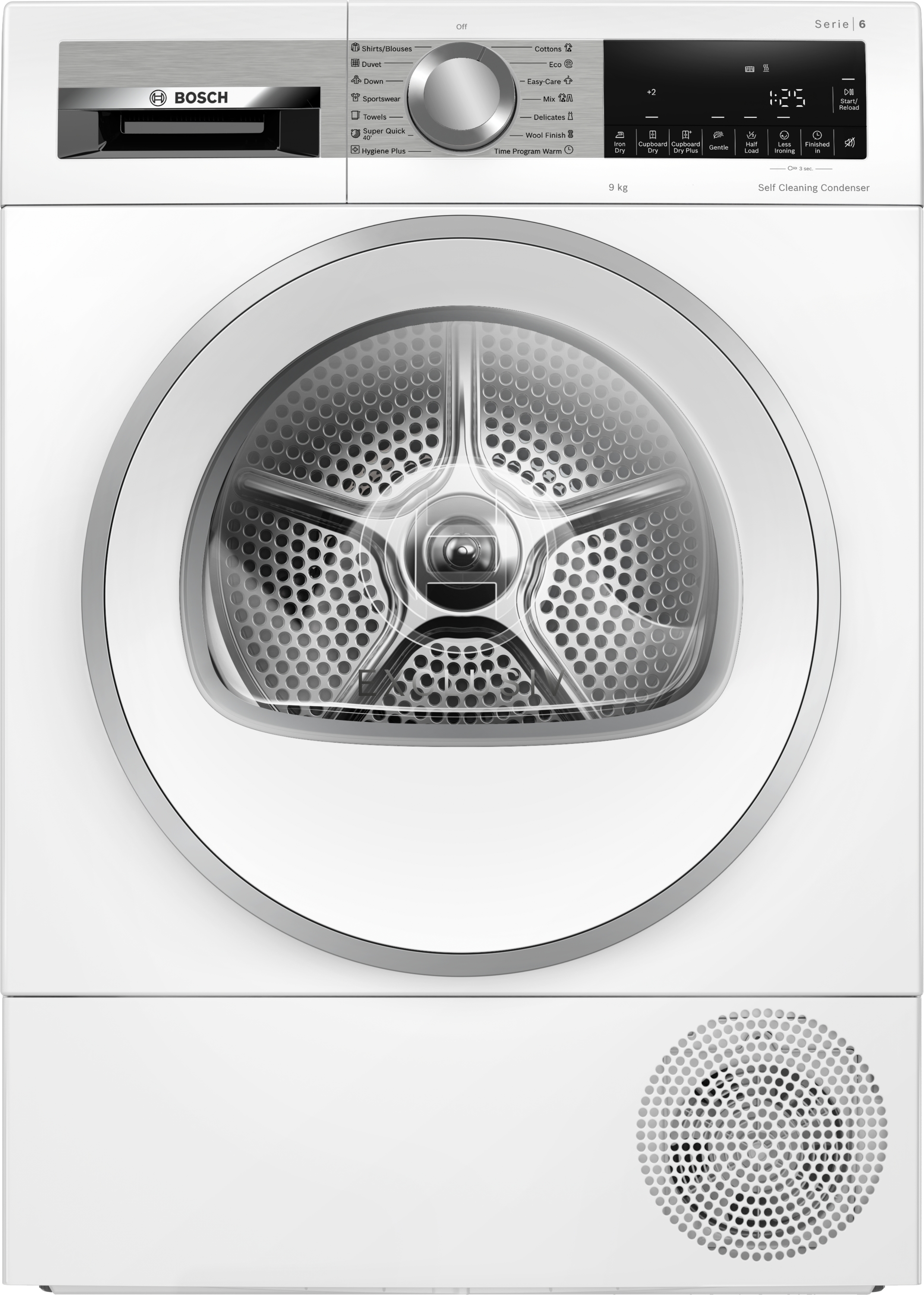 Bosch WQG24591BY, Hőszivattyús szárítógép