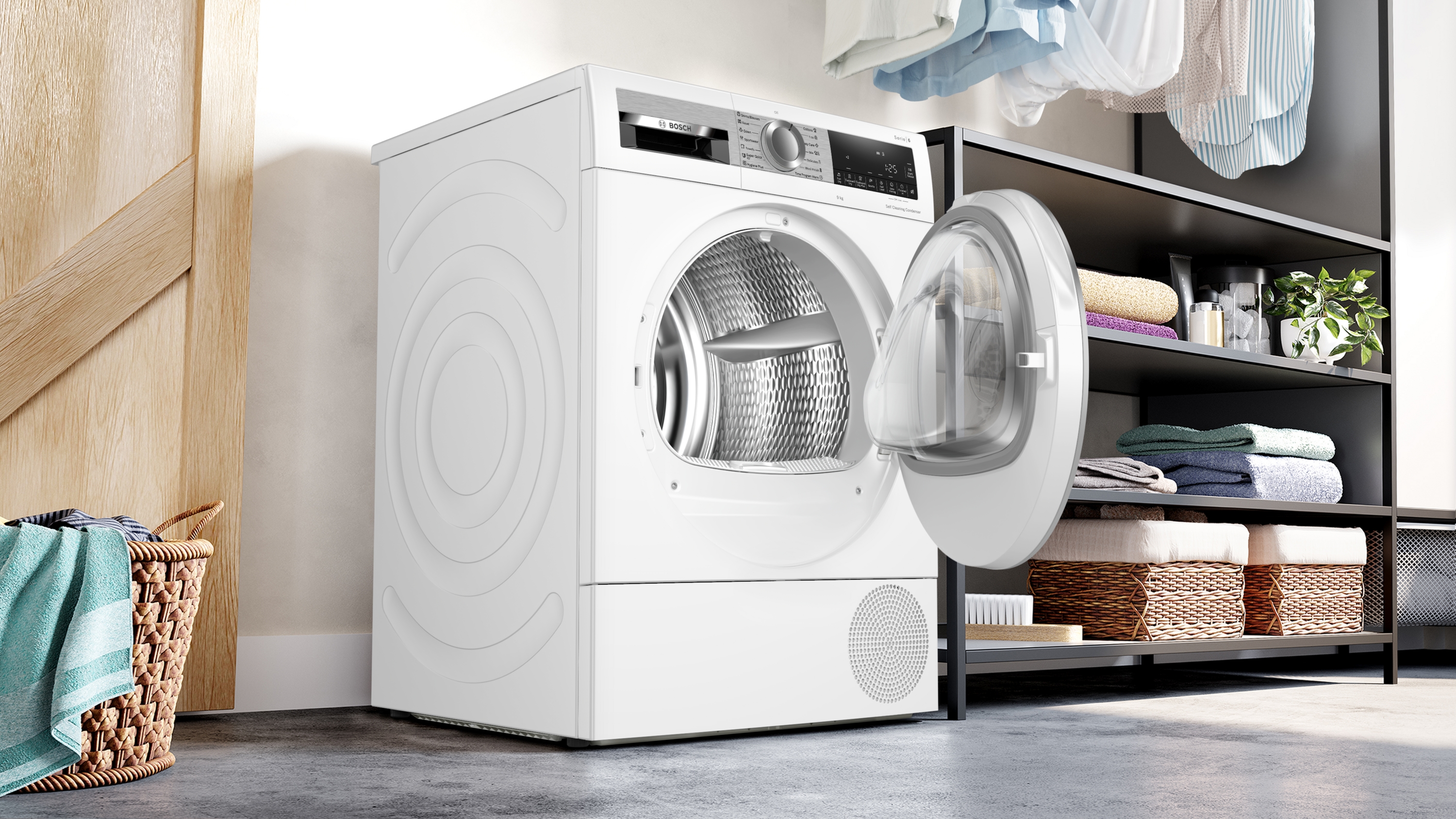 Bosch WQG24591BY, Hőszivattyús szárítógép