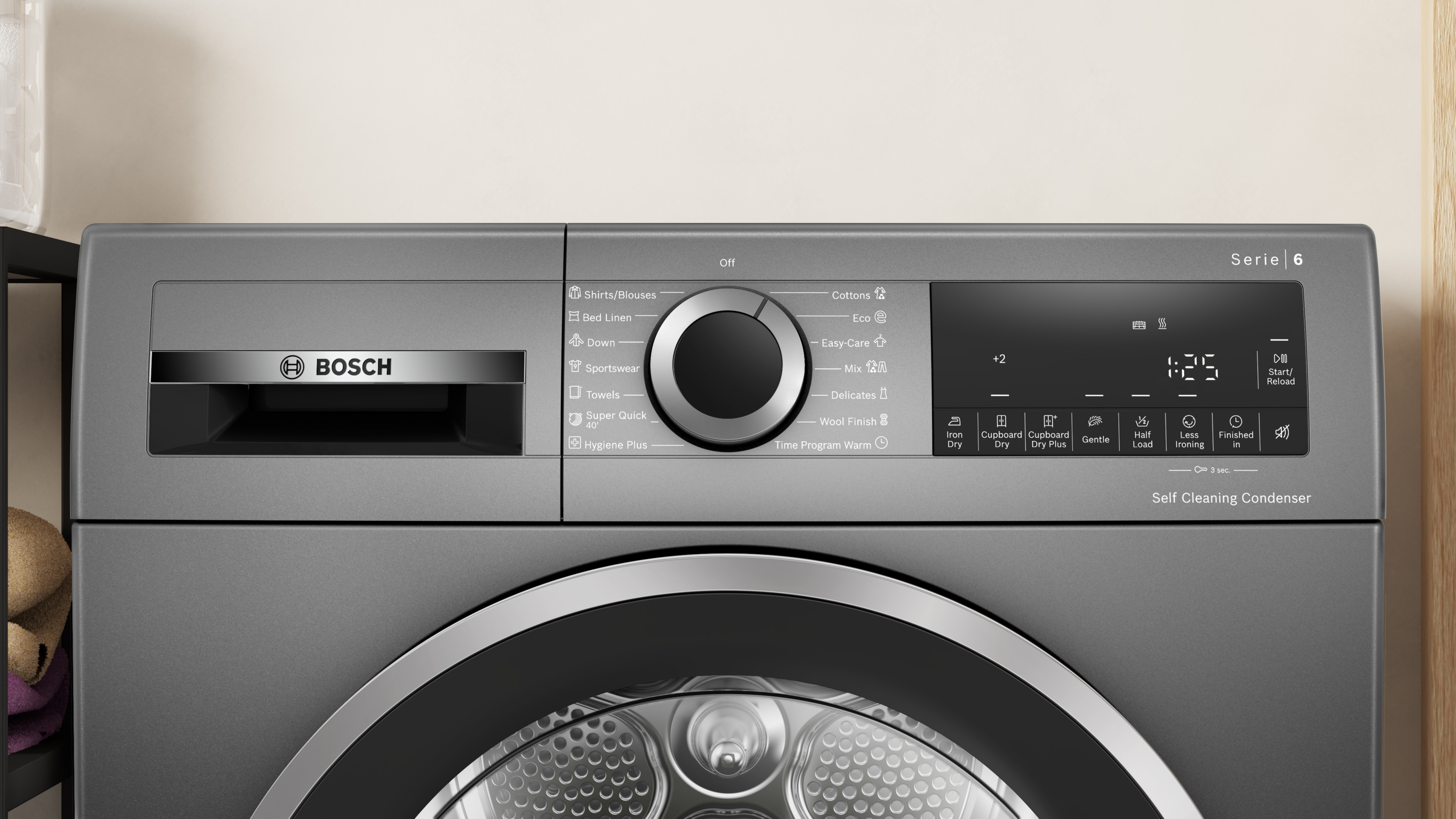 Bosch WQG245DREU, Hőszivattyús szárítógép