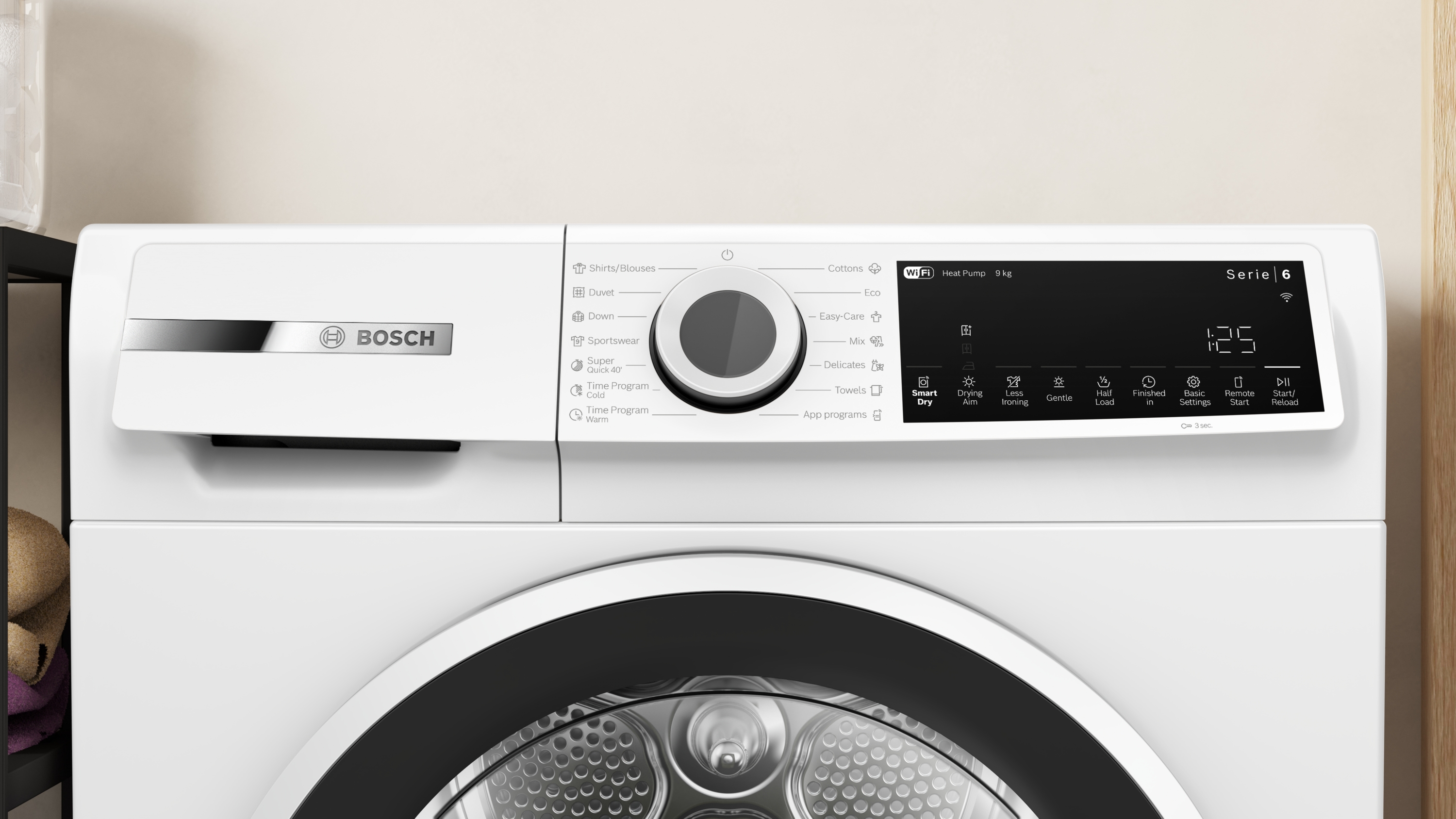 Bosch WQJ24200BY, Hőszivattyús szárítógép