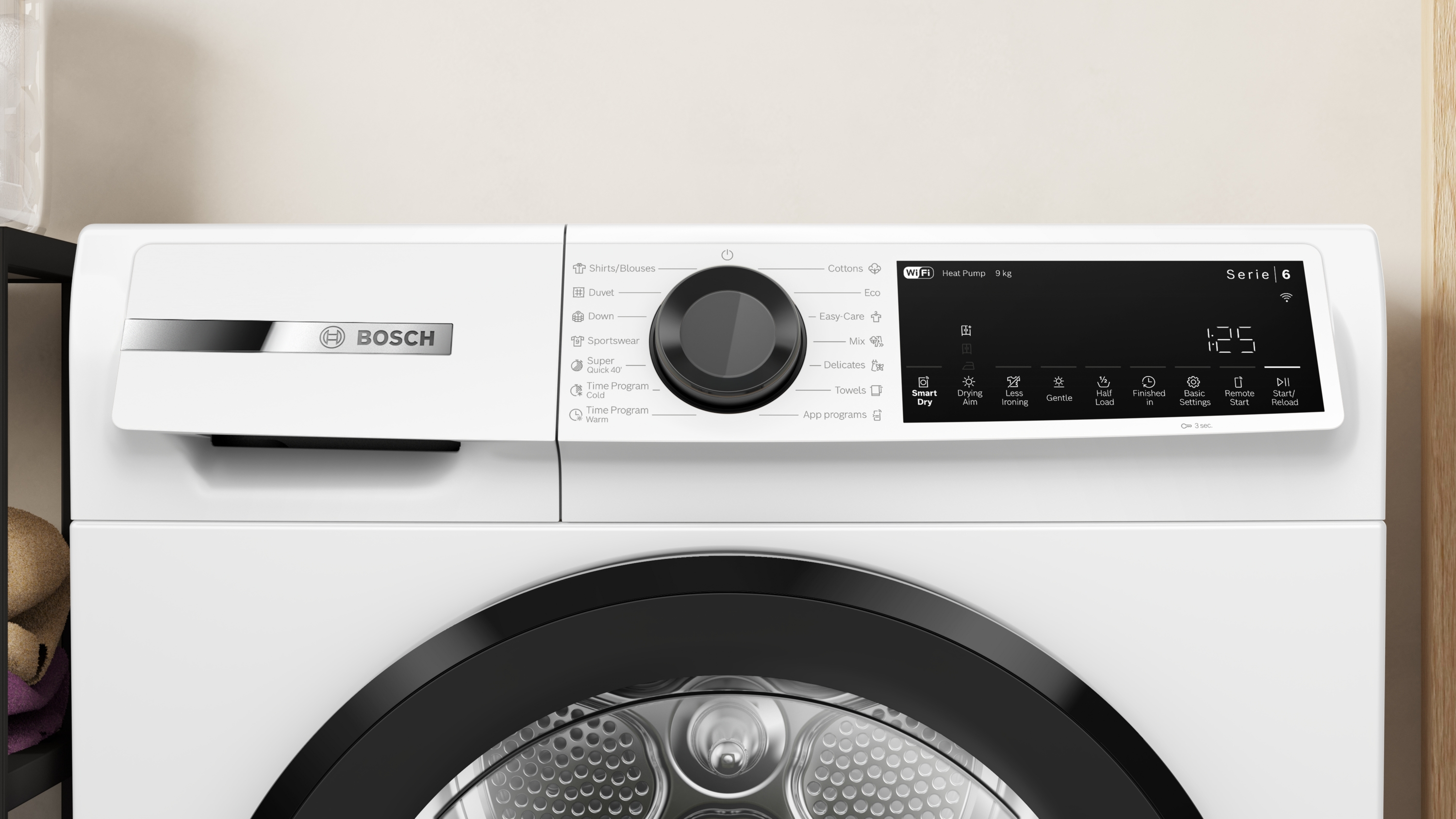 Bosch WQJ24201BY, Hőszivattyús szárítógép