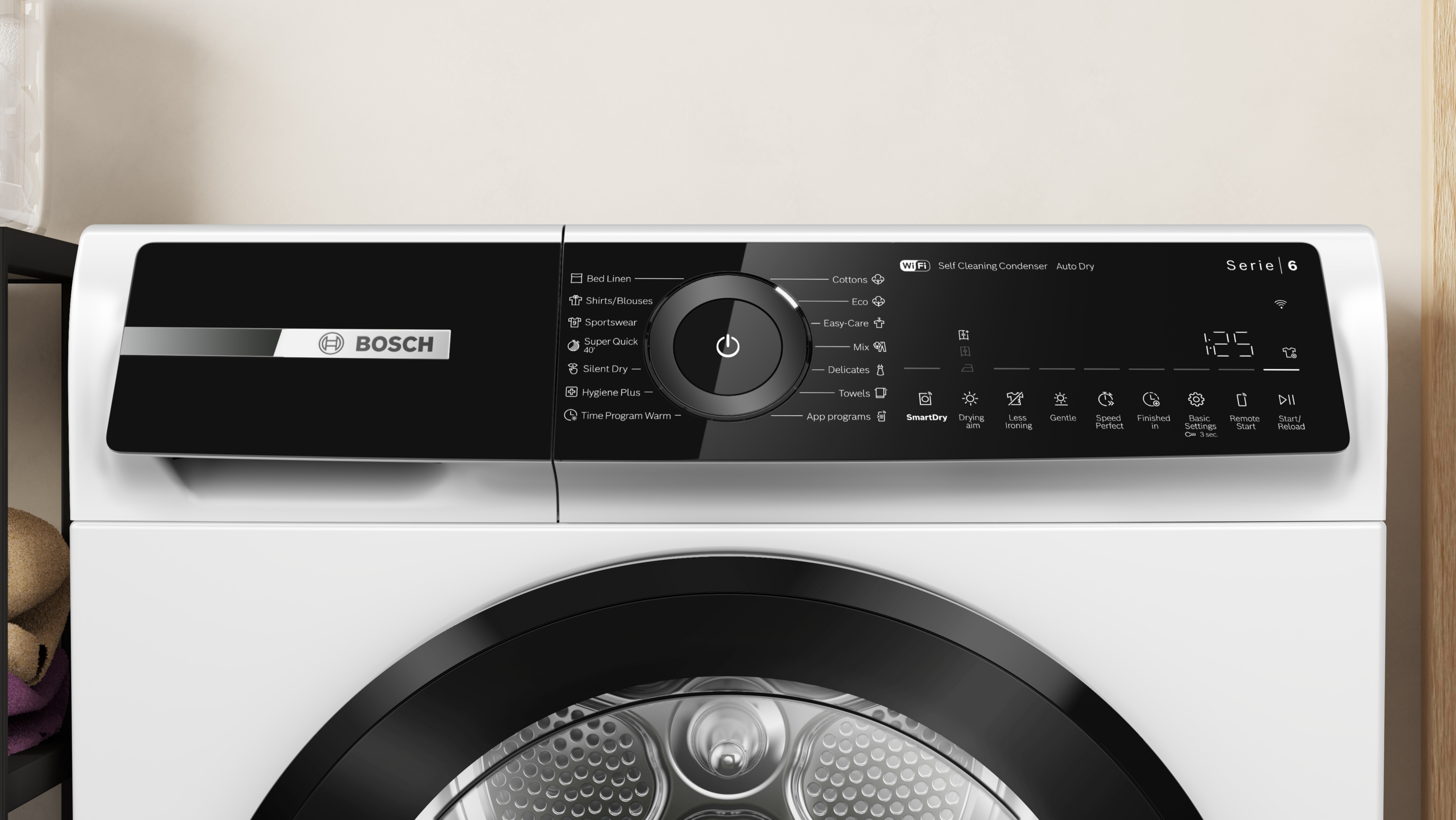 Bosch WQN246D0BY, Hőszivattyús szárítógép