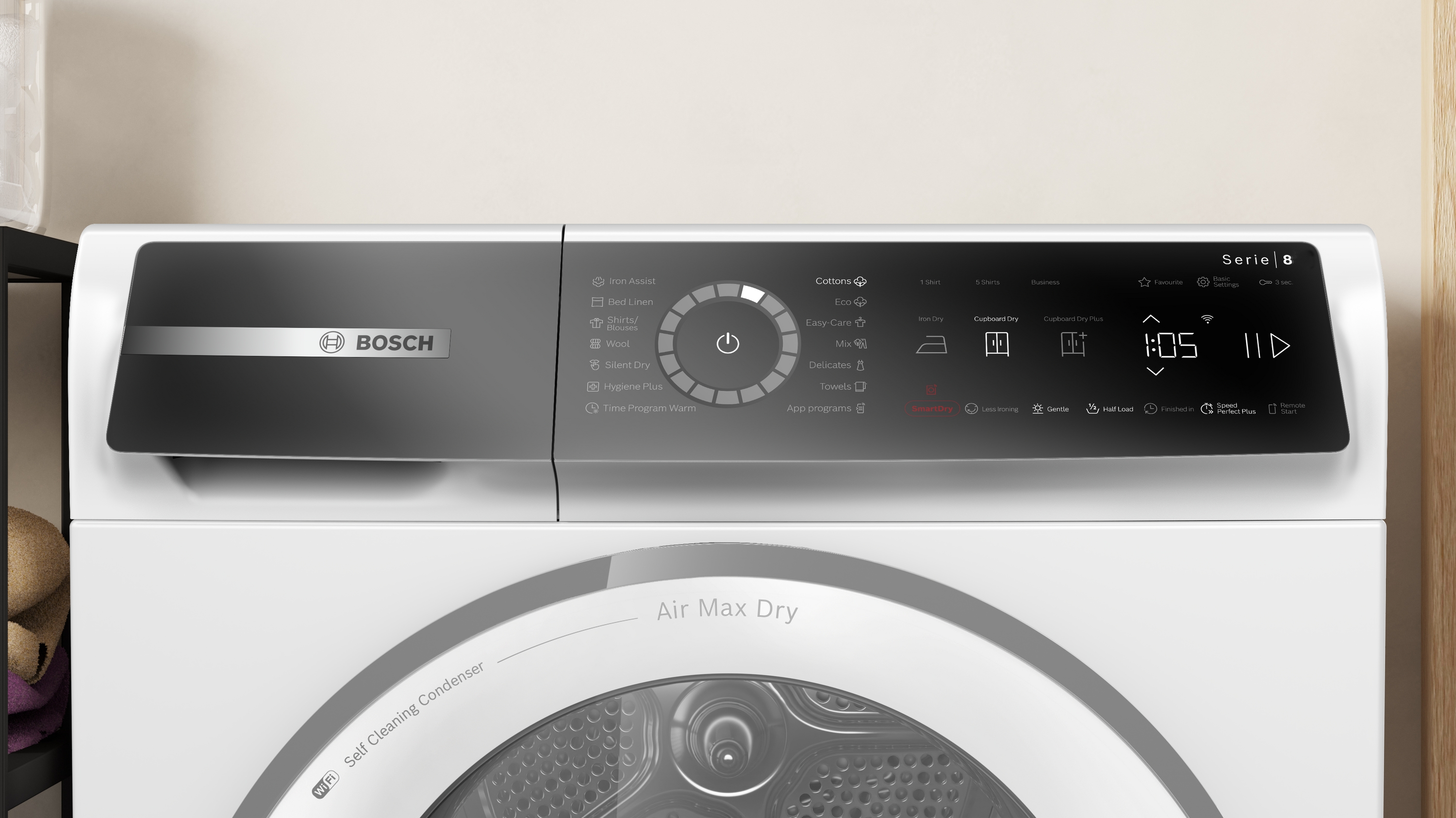 Bosch WRB247CEBY, Hőszivattyús szárítógép