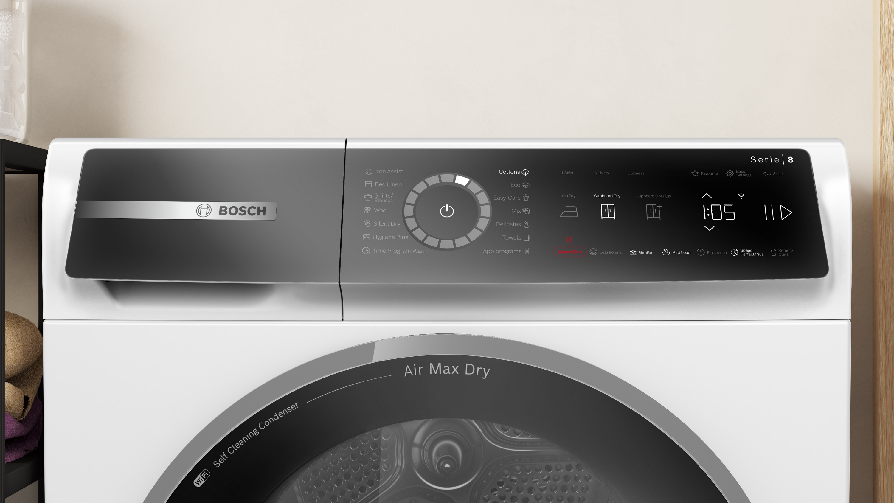 Bosch WRB247CNBY, Hőszivattyús szárítógép