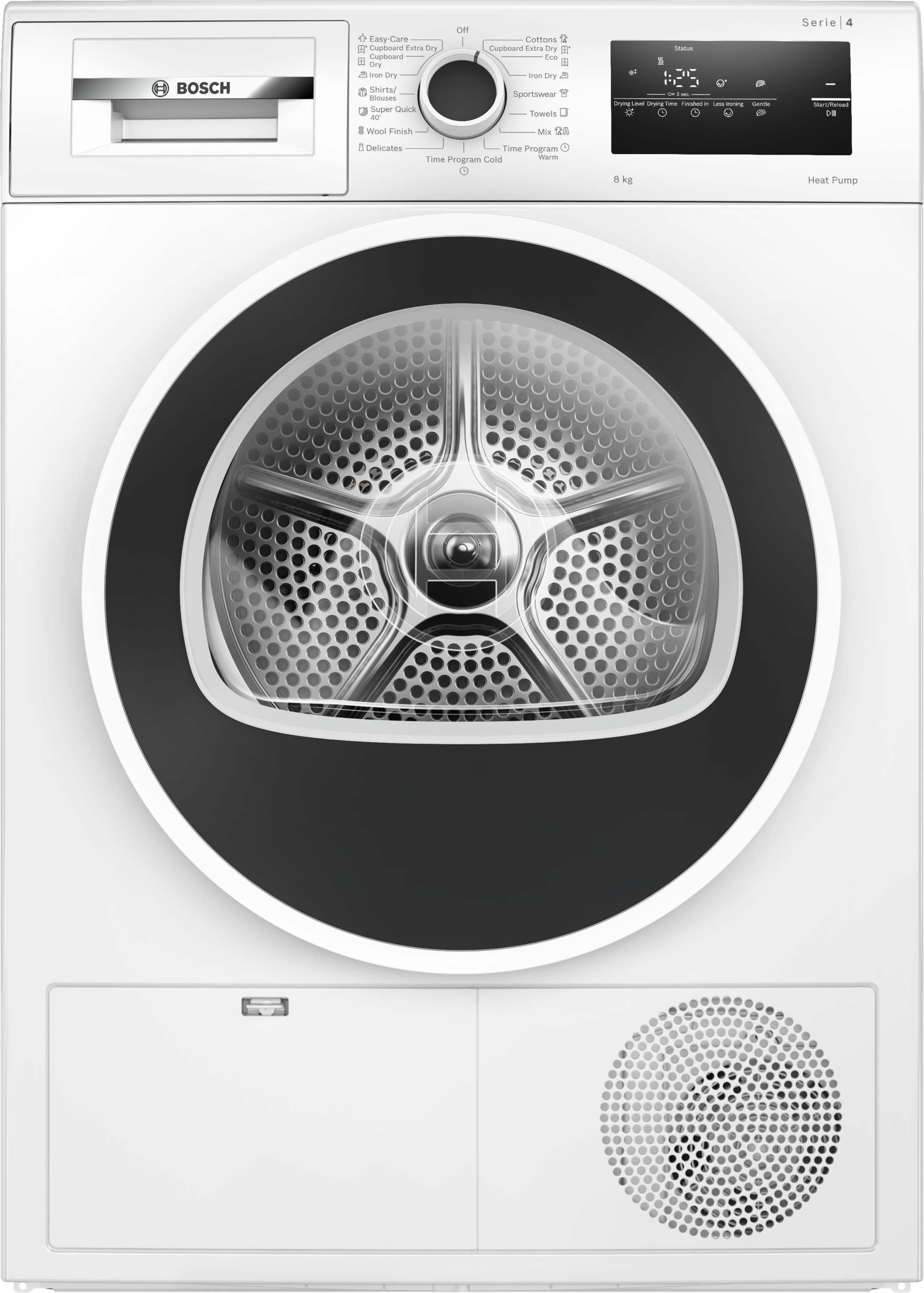 Bosch WTH83256BY, Hőszivattyús szárítógép