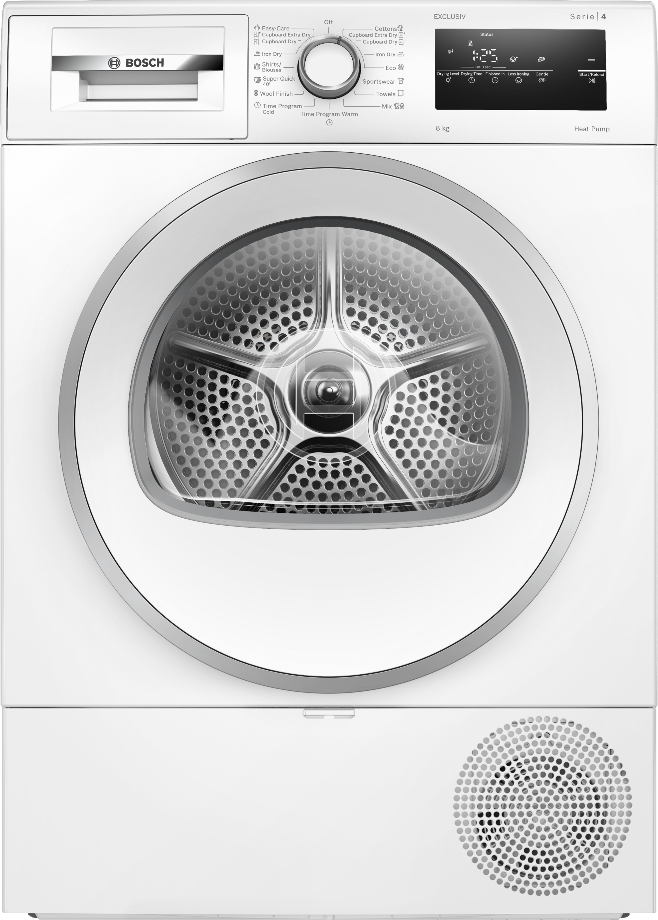 Bosch WTH85293BY, Hőszivattyús szárítógép